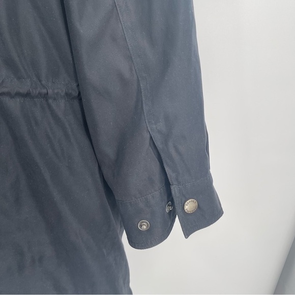 Brooks Brothers Jacket Men's XL Black Longline Long Sleeve Collared Full Zip - Picture 7 of 11